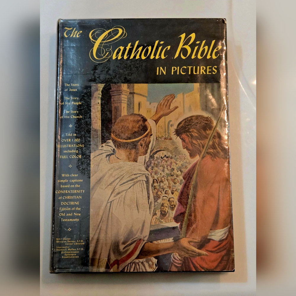 ✠︎ The Catholic Bible In Pictures 1955